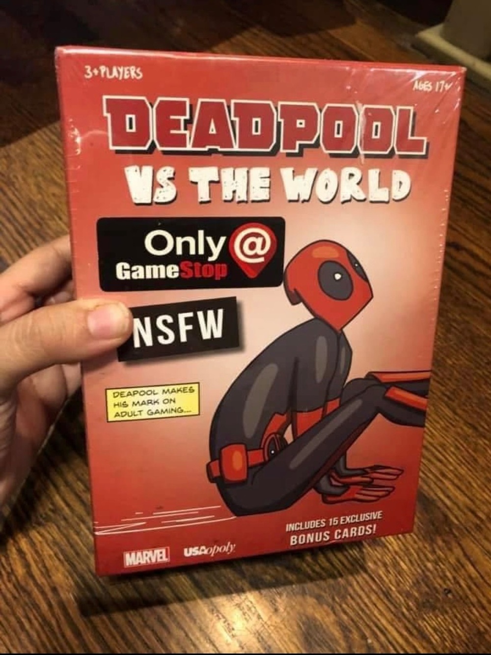 Marvel Deadpool Vs The World Board Game - GameStop exclusive New